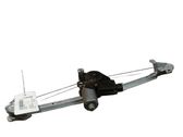 Rear door window regulator with motor