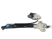 Rear door window regulator with motor