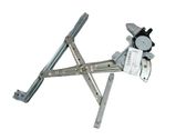 Front door window regulator with motor