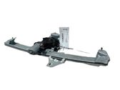 Front door window regulator with motor