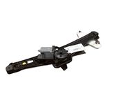 Rear door window regulator with motor