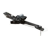 Rear door window regulator with motor