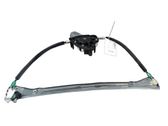 Front door window regulator with motor