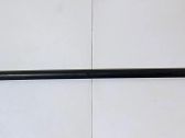 Front door glass trim molding