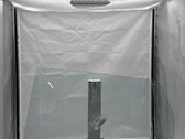 Rear door window glass