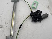 Rear door window regulator with motor
