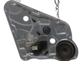 Rear door window regulator with motor