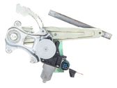 Rear door window regulator with motor
