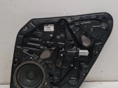 Rear door window regulator with motor