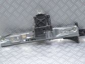 Rear door window regulator with motor