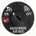 Passenger airbag on/off switch