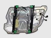 Rear door window regulator with motor