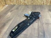 Rear door window regulator with motor