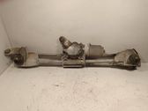 Front wiper linkage and motor