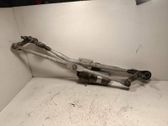 Front wiper linkage and motor