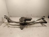 Front wiper linkage and motor