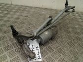 Front wiper linkage and motor