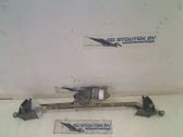 Front wiper linkage and motor