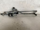 Front wiper linkage and motor