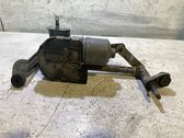 Front wiper linkage and motor