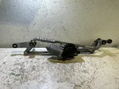 Front wiper linkage and motor