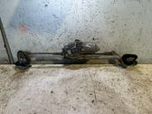 Front wiper linkage and motor