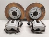 Brake discs and calipers set