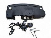 Airbag set with panel