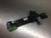 Rear window lifting mechanism without motor