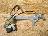 Rear window lifting mechanism without motor