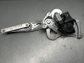 Rear window lifting mechanism without motor