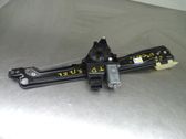 Rear window lifting mechanism without motor