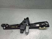 Rear window lifting mechanism without motor