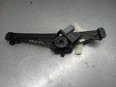 Rear window lifting mechanism without motor