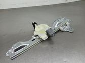Rear window lifting mechanism without motor