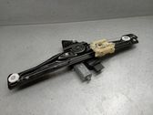 Rear window lifting mechanism without motor
