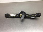 Rear window lifting mechanism without motor