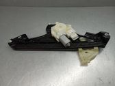 Rear window lifting mechanism without motor
