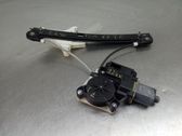 Rear window lifting mechanism without motor