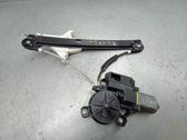 Rear window lifting mechanism without motor