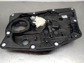 Front window lifting mechanism without motor