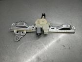 Rear window lifting mechanism without motor