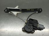 Rear window lifting mechanism without motor
