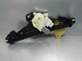Rear window lifting mechanism without motor