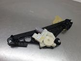 Rear window lifting mechanism without motor