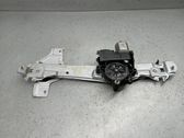 Rear window lifting mechanism without motor