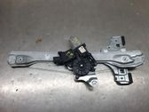 Rear window lifting mechanism without motor