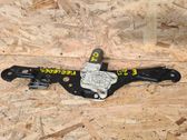 Rear window lifting mechanism without motor