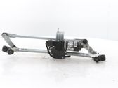 Front wiper linkage and motor