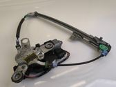 Rear door window regulator with motor